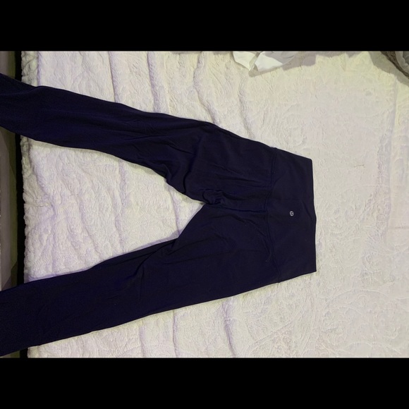 dark blue lululemon align pants 2 - Picture 3 of 5